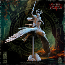 Load image into Gallery viewer, Faelar, Commander of the Forests on a great eagle