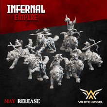 Load image into Gallery viewer, Hobgoblins mounted on wolves