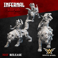 Load image into Gallery viewer, Hobgoblins mounted on wolves