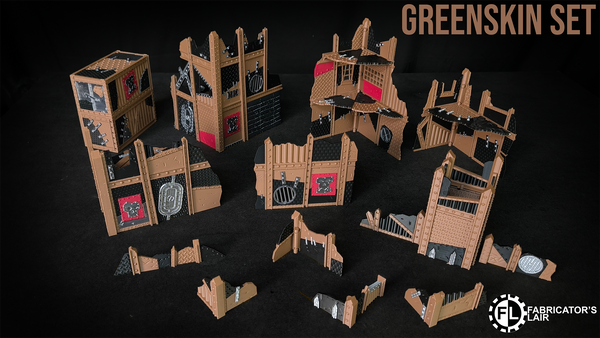 Décors WTC 40k V11 - Set Peaux Vertes