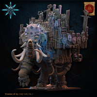 Seigneur sur Gigantesque Mammouth de Guerre