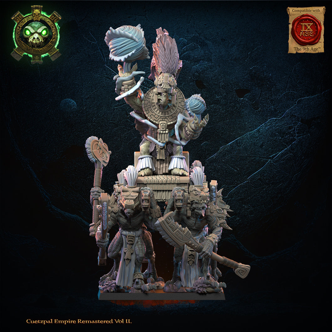 Supreme Lord of Cuetzpal on Palanquin