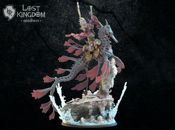 Pirate Heroine on Seahorse
