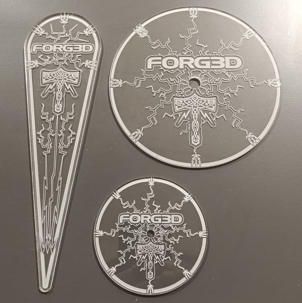 Set de gabarits Forg3d