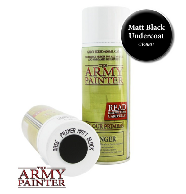 Army Painter - Bombes - Base Primer - Matt Black
