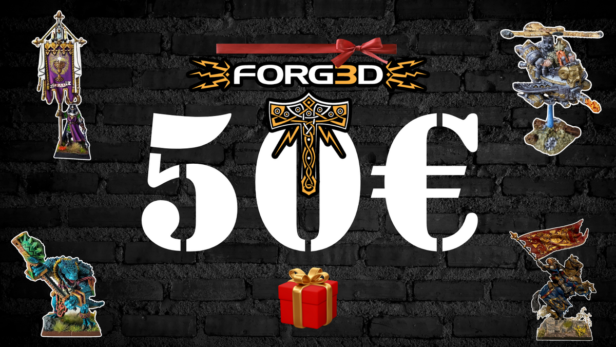 La carte cadeau Forg3d
