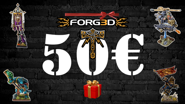 The Forg3d gift card