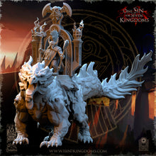 Load image into Gallery viewer, Roi Berserk Nain sur Bête volcanique
