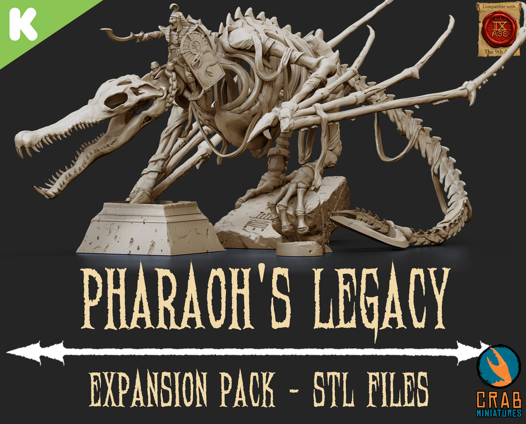 Tomb King on Dragon Sobek