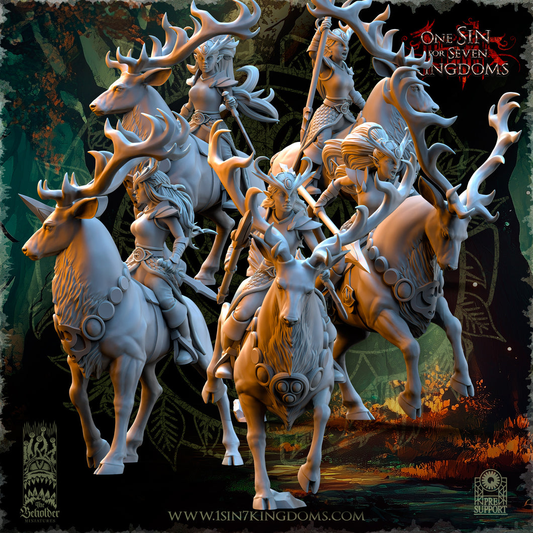 Cavalières sur Cerfs