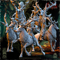 Cavalières sur Cerfs