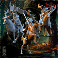 Chevaucheurs des forêts sur cerfs