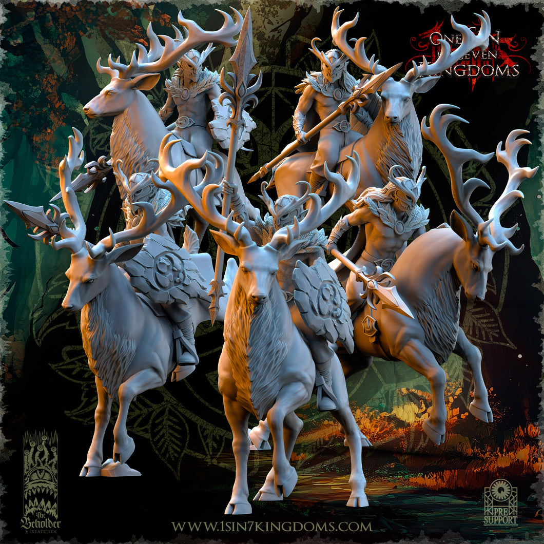 Chevaucheurs des forêts sur cerfs