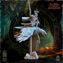 Load image into Gallery viewer, Faelar, Commander of the Forests on a great eagle
