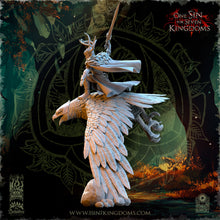 Load image into Gallery viewer, Faelar, Commander of the Forests on a great eagle
