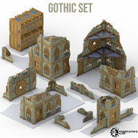 Décors WTC 40k V11 - Set Gothic