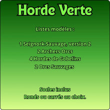 Charger l'image dans la galerie, Bande Horde Verte
