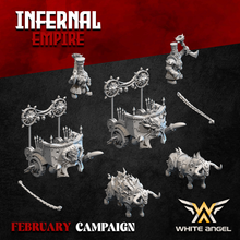 Load image into Gallery viewer, Chariot de guerre infernal
