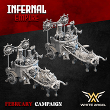 Load image into Gallery viewer, Chariot de guerre infernal
