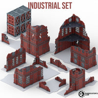 Décors WTC 40k V11 - Set Industriel