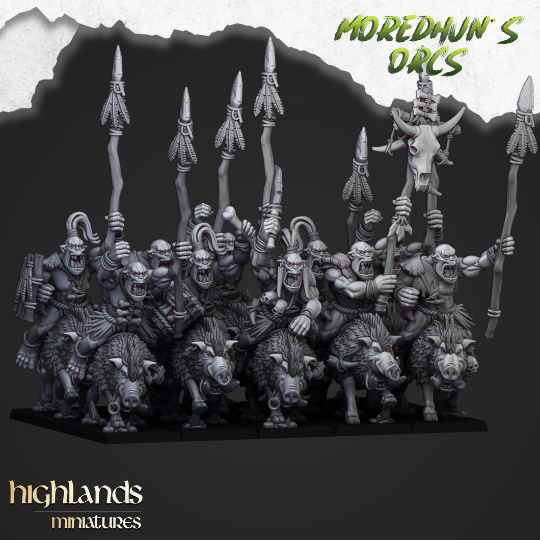 Orcs des Caves montés