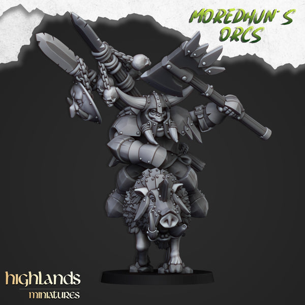 Mounted Black Orc Leader