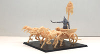 Pharaon sur chariot des sables