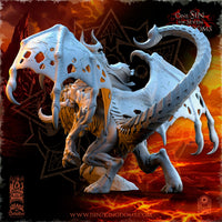 Mayhem Sorcerer on Undead Manticore