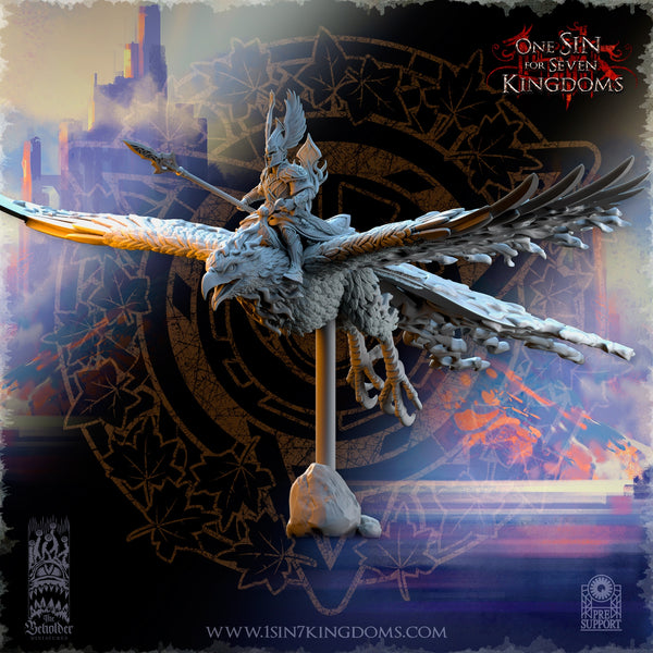 Elf Prince on Frost Phoenix