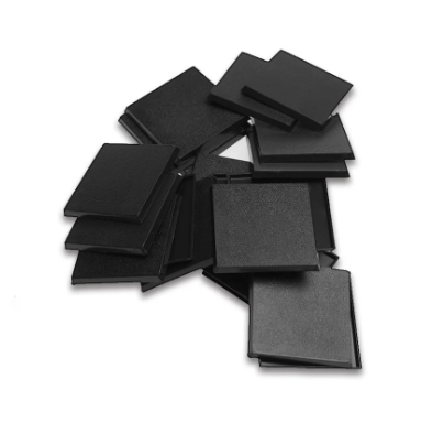 Square plastic bases