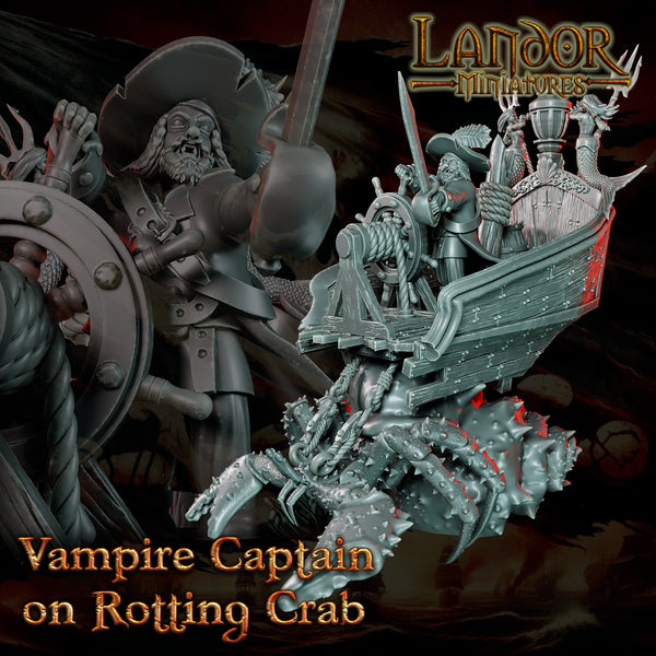 Capitaine Vampire sur Crabe Géant