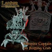 Capitaine Vampire sur Crabe Géant