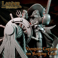 Capitaine Vampire sur Crabe Géant