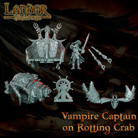Capitaine Vampire sur Crabe Géant