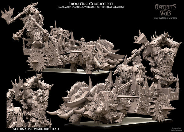 Char orc noirs