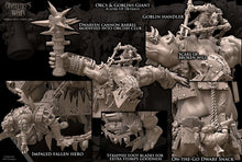 Load image into Gallery viewer, Géant Orcs et Gobelin
