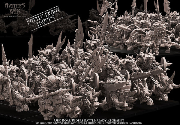 Orcs sur Sangliers
