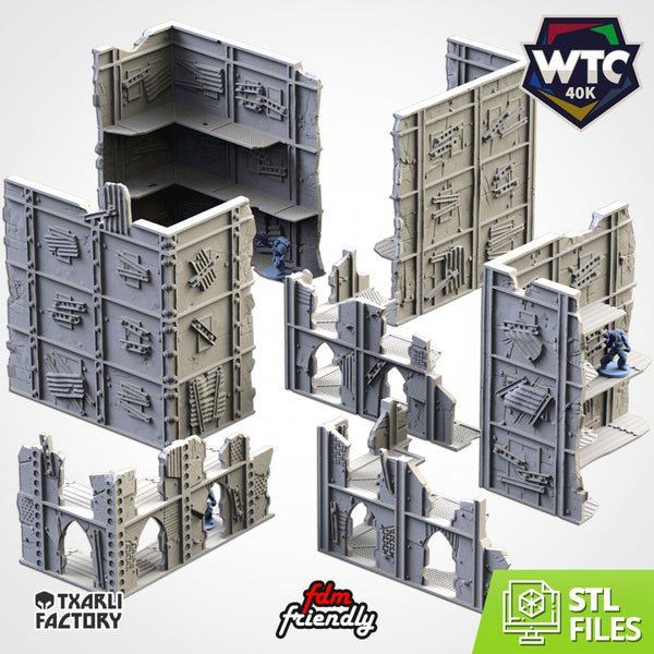 Post Apocalypse Ruin Buildings