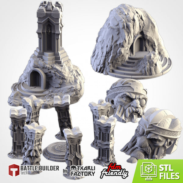 Dwarf City Decor