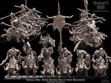 Load image into Gallery viewer, Orcs Sauvages sur Sangliers
