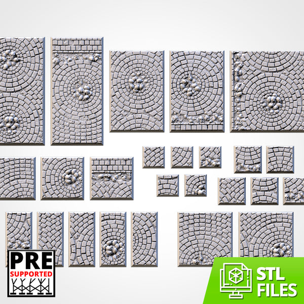 Textured bases Medieval Route