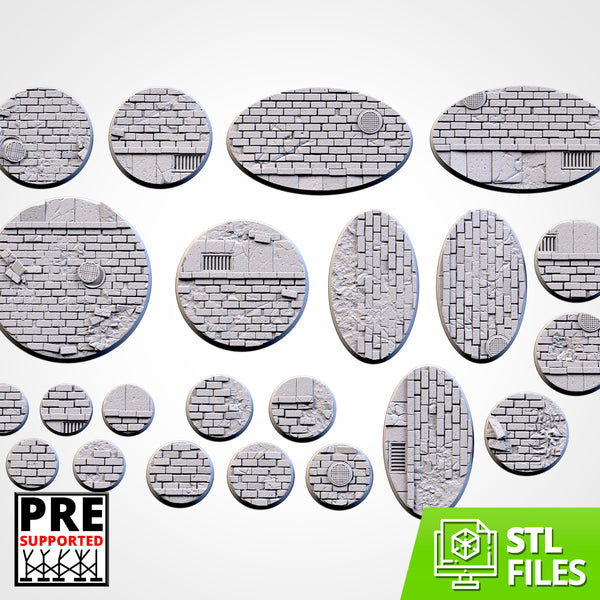 WW2 City Textured Bases