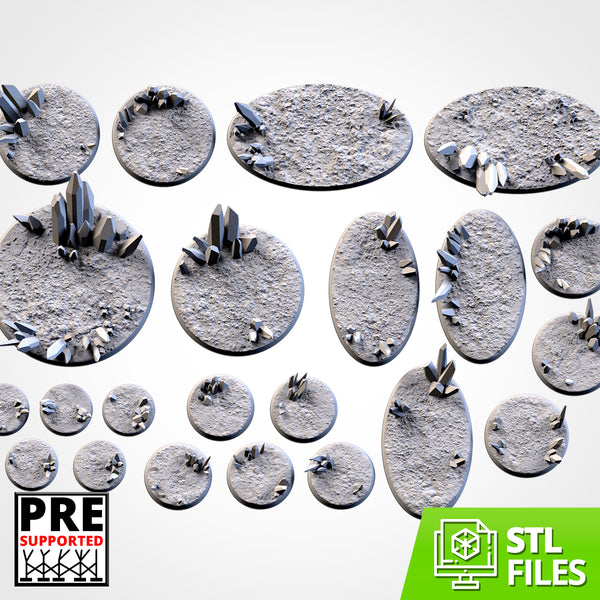 Socles texturés Crystal Xenos