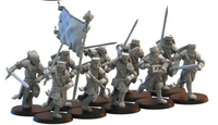 Chevaliers à pieds