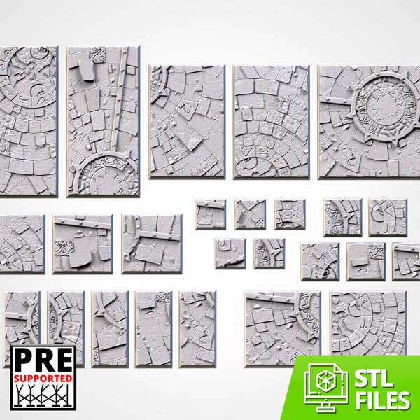 Textured bases Sacred Temple