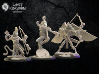 Ushabti à l'arc x3