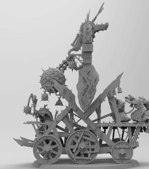 Plague burner and his servants