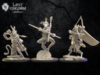 Ushabti à l'arc x3