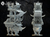 Colossale plateforme d'artillerie montée nains immortels