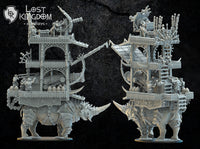 Colossale plateforme d'artillerie montée nains immortels